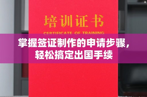 肥东掌握签证制作的申请步骤，轻松搞定出国手续